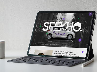 Seekho - Website Design adobexd branding designproject ui uiux webdesign websitedesign