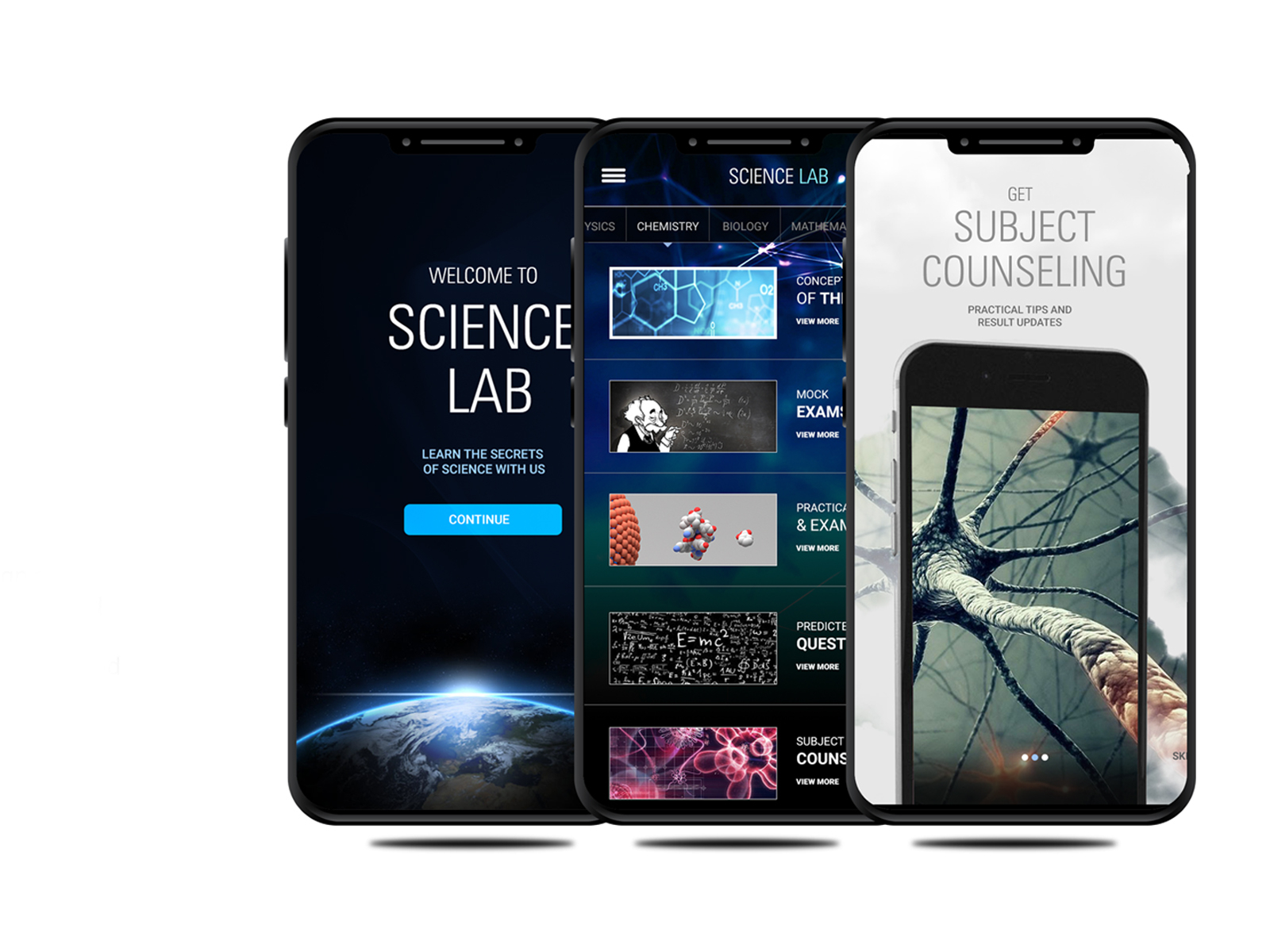 UI design for Science Lab App by muhammad shahid akram on Dribbble