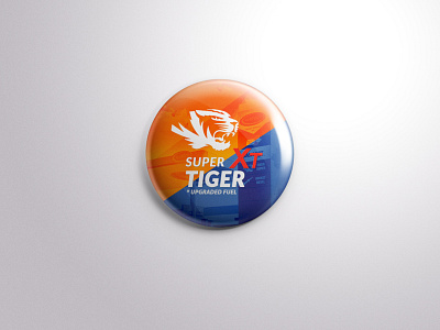 Super Tiger Badge brand branding agency branding design identity identity design photoshop