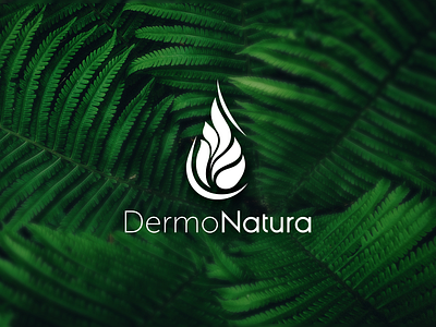 Natural cosmetics logo cosmetics dermo design flower leaf logo natural natural cosmetics plant