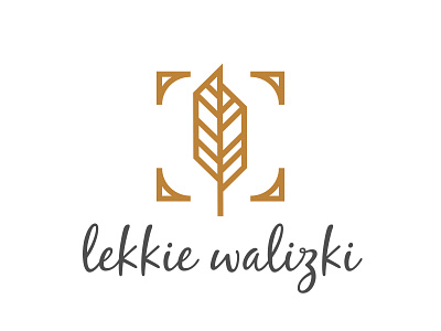 lekkie walizki brand branding case feather heavy leaf light light case logo luggage soft transport travel vector