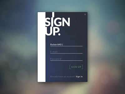 01   Sign Up