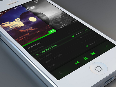 09 Music Player dailyui dnb ios iphone music player songs ui