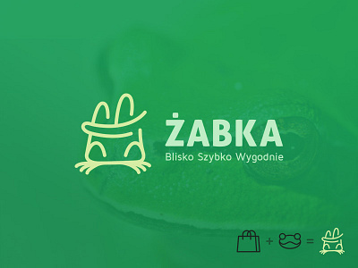 Żabka - rebranding branding eco food frog healthy identity logo network rebranding shop visual żabka