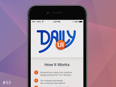 52 Daily Ui Logo dailyui ios iphone logo ui ux