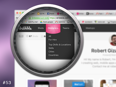 53 Header Navigation app dailyui design dribbble dropdown header navigation pro ui web