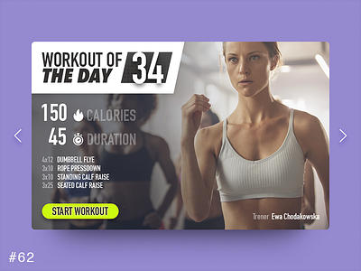 62 Workout Of The Day crossfit dailyui fit fitness healthly popup runing trening ui workout workout of the day