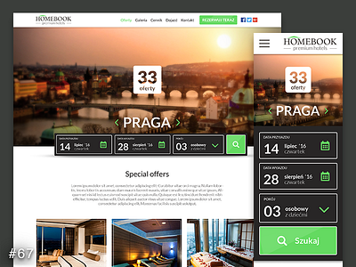 67 Hotel Booking booking calendar dailui date desktop hotel offer premium reservation search special web