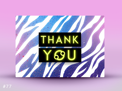 77 Thank You dailyui magic popup thank thanks ui unicorn you zebra