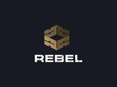 Rebel branding furniture logo vector