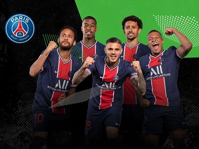 Unibet & PSG Football sponsorship branding design football kindredgroup sponsorship