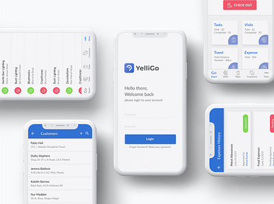 YelliGo App app branding design icon logo minimal ui ux