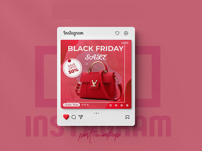 Black Friday Social Media post design.