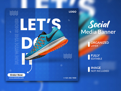 Shoe social media banner design behance blue colorful dezinyx dribbble eyecaching facebook graphic design logo marketplace pinterest product shoe social media platform socialmedia socialmediaagency socialmediamanagement socialmediamarketer ui