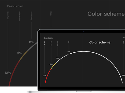 Color matching black design page red ui ux web