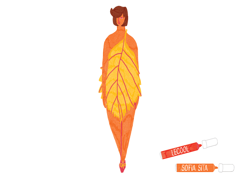 Autumn is coming... autumn gif illustration interview leaves lecool lecoolroma sofiasita