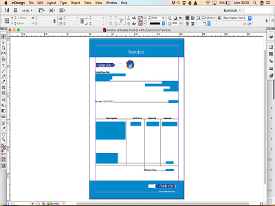 Invoice costumize graphic invoice sofia sita template