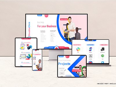 DoubleClick Digital Agency branding logo ui uiux ux web design website design