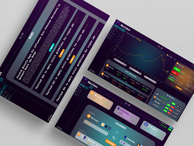 Maximus crypto trading platform dashboard dashboard design glassmorphism ui uiux uiux design ux