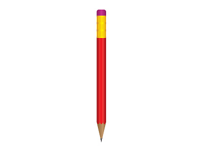 Pencil illustrator logo pencil practice