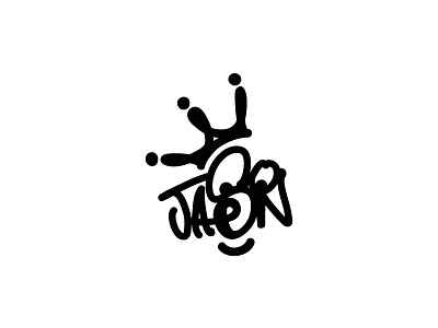 Jason Tagging character crown graffiti handlettering hidden element hiphop king smiley street art tag tagging typography