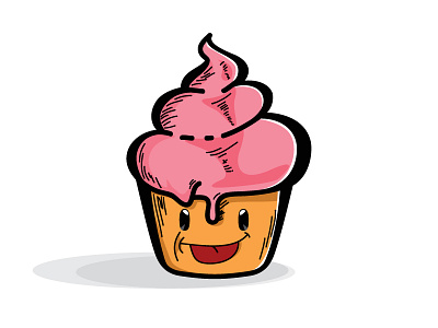 Cupcake Emoticon Tease