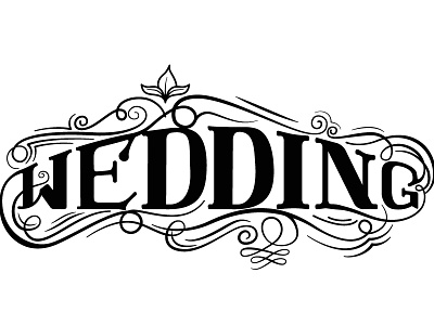 Wedding Handlettering calligraphy curly curvy typography floral girly typography handlettering marriage typography nature type typography wedding wedding typography