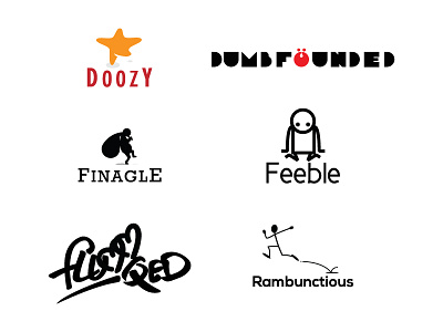 30 Days Logo Challenge brand identity branding challenge graffiti icons illustration logos star stickfigure typeface typo typography