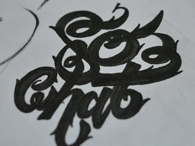 So What Lettering