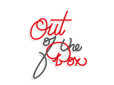 Out Of The Box art box creative hand lettering letterer lettering out of the box typography
