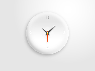 Fluid Clock - Day 5 clock clock ui fluid fluid clock minimal clock minimal ui ui ui element