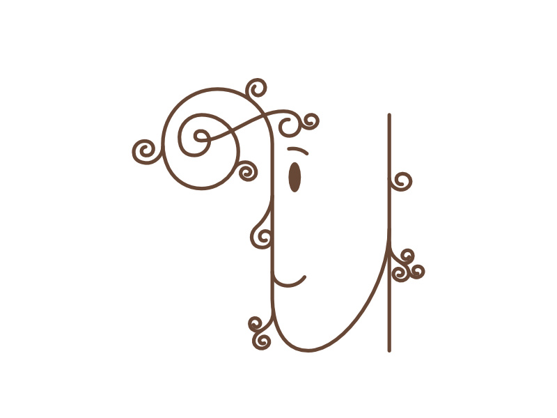 U 3d learning fun alphabets kids editorial hand lettering 3d lettering n lettering lettering expressive letters u