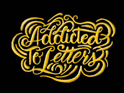 Addicted to Letters - Rebound Challenge 3d lettering addicted addicted to letters hand lettering learning rebound rebound challenge