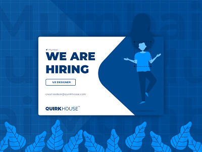 We are Hiring - UX Designer design thinking hire job opening user experience ux ux designer ux designer job we are hiring