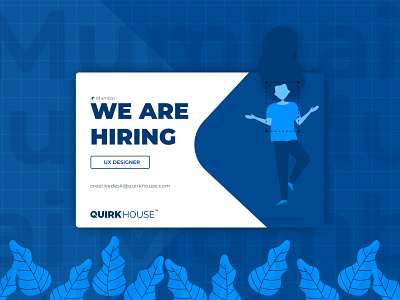 We are Hiring - UX Designer