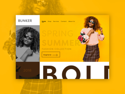 UI Design 04 design fashion fashion website minimal summer ui ui ux design web design web ui