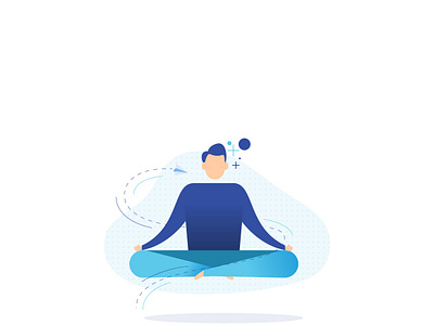 Imbibe Illustration character design illustration illustration design imbibe loyal meditation thinking thoughtfull ui ui ux design visual design