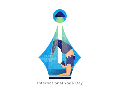 Internation Yoga Day branding healthy illustration healthy lifestyle illustration international yoga day ischoolconnect women in illustration yoga yoga day yoga illustration yoga women