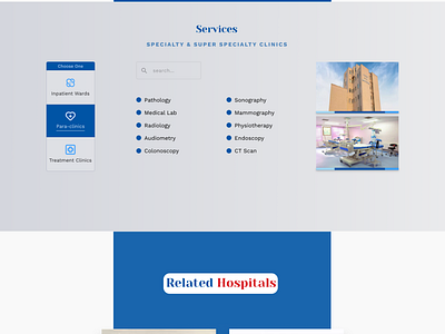 MINIMAL WEBDESIGN FOR HOSPITAL