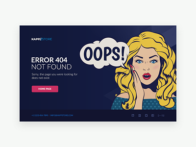 Daily UI: 404 Not found 404 dailyui error not found page web