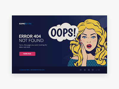 Daily UI: 404 Not found