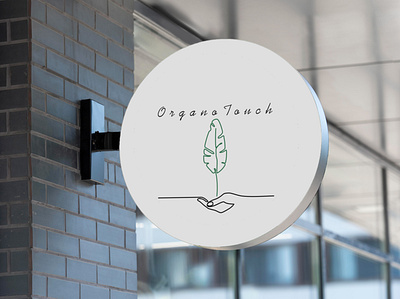 OrganoTouch/ Logo Design bnanner branding design graphic design logo packing designing