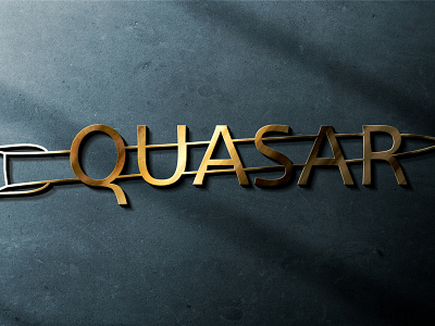 Quasar/ Rocket Logo Design bnanner branding design graphic design illustration logo packing designing tag designing
