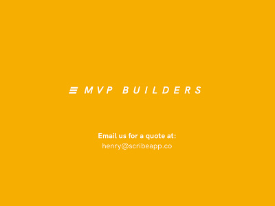MVP Builders brand concept concept mvp