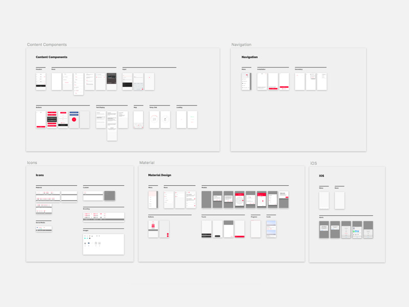 UI Kit by Henry Latham on Dribbble