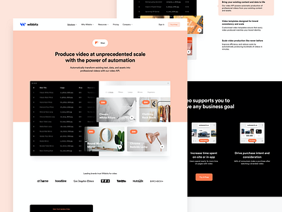 Wibbitz - Wavi branding corporate design enterprise interface minimal platform ui ux web website wordpress