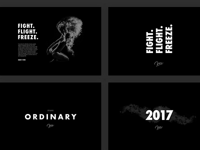 Style Exploration black bold interface typography