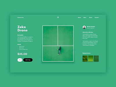 Product page color green page pastel product shop