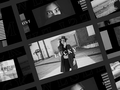 Gallery Explorations dark exploration gallery interface minimal ui uidesign ux web