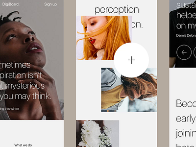 Inspiration Mobile design interface minimal pastel ui ux web